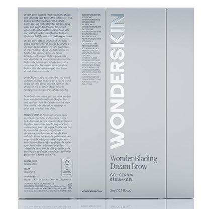 Dream Brow Eye Brow Gel, Long Lasting Eyebrow Gel, Water-Resistant, Transfer Proof Tinted Filler Eyebrow Mascara (Blonde)